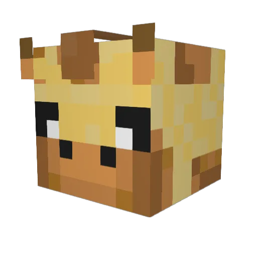 Kurence Minecraft avatar head, 3D render