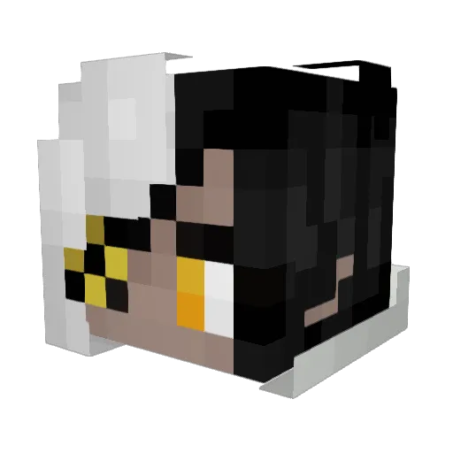 KuriBoh78 Minecraft avatar head, 3D render