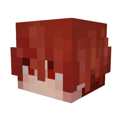 Kuri_uchiha Minecraft avatar head, 3D render