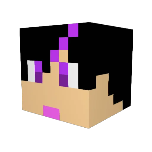 Kurio310 Minecraft avatar head, 3D render