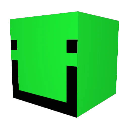 Kurkity Minecraft avatar head, 3D render
