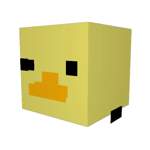 Kurnai Minecraft avatar head, 3D render