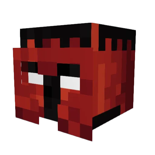 KuroNxT Minecraft avatar head, 3D render