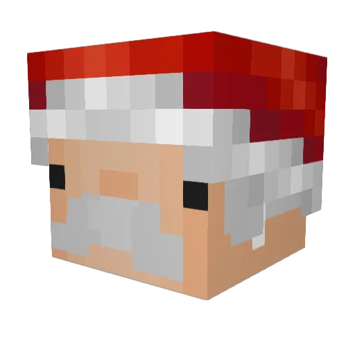 KuroSwain Minecraft avatar head, 3D render