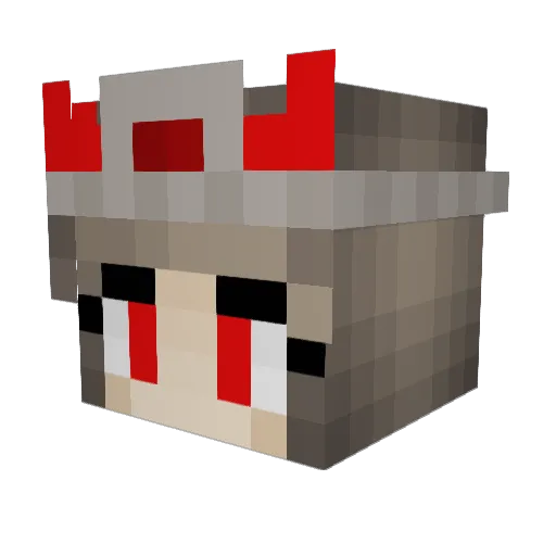 Kuro_Sakura22 Minecraft avatar head, 3D render