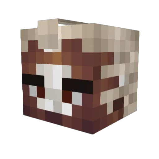 Kuroemi_ Minecraft avatar head, 3D render