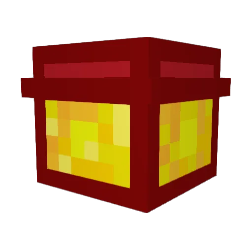 Kurojisan Minecraft avatar head, 3D render