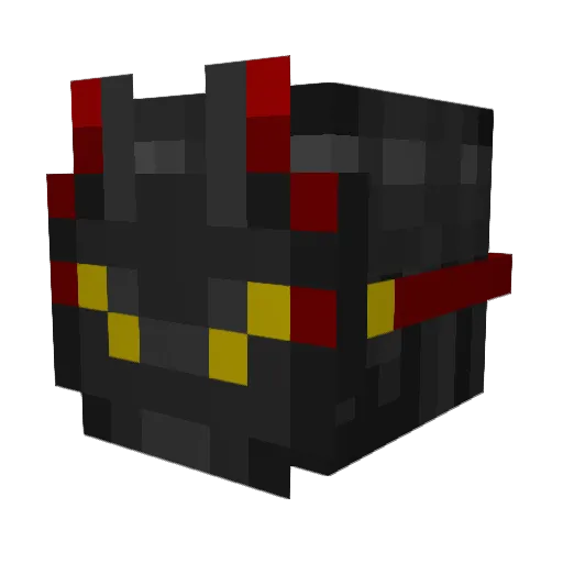 Kurokitsune96 Minecraft avatar head, 3D render