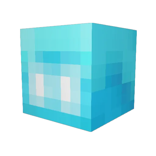 KurokoMC Minecraft avatar head, 3D render