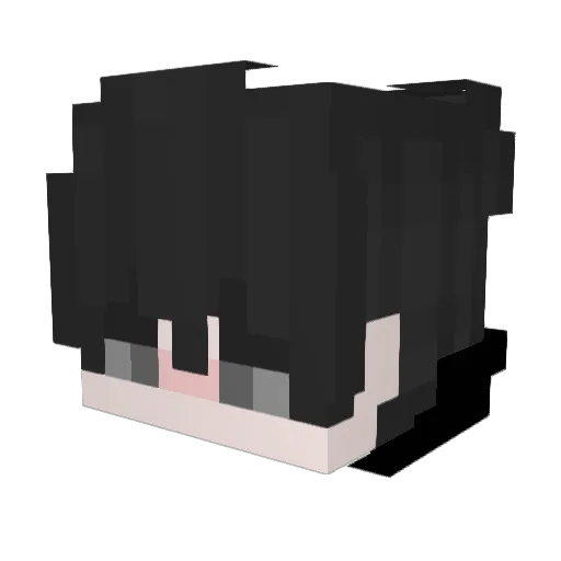 Kuroni Minecraft avatar head, 3D render