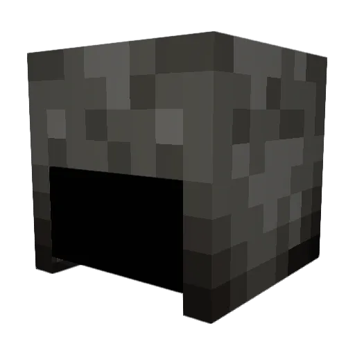 Kursiv Minecraft avatar head, 3D render