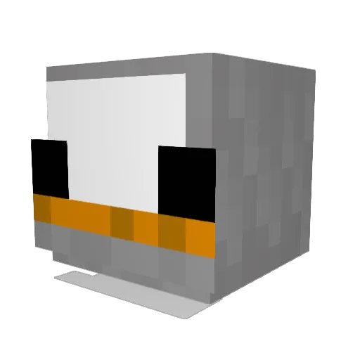 Kursor24 Minecraft avatar head, 3D render