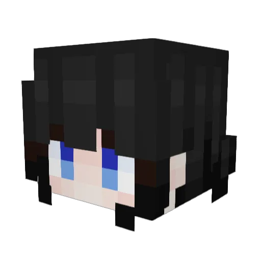 Kurt5 Minecraft avatar head, 3D render