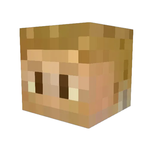KurtCoBart Minecraft avatar head, 3D render