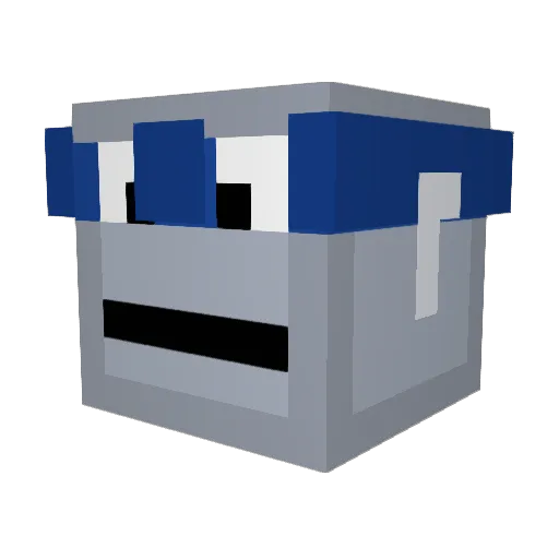 KurtKorvdaskare Minecraft avatar head, 3D render