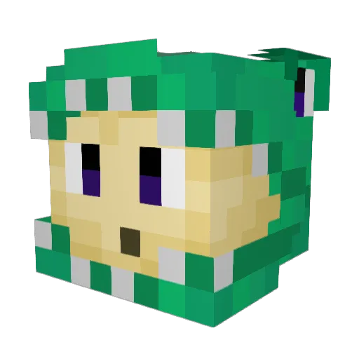 KurtNightcrawlr Minecraft avatar head, 3D render