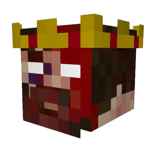 Kurt_Russel Minecraft avatar head, 3D render