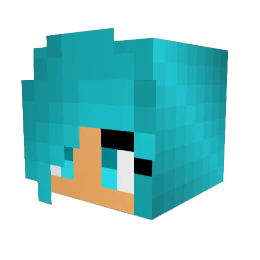 Kurtis_G Minecraft avatar head, 3D render