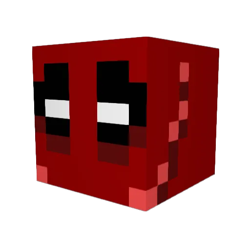 Kurtthebird Minecraft avatar head, 3D render