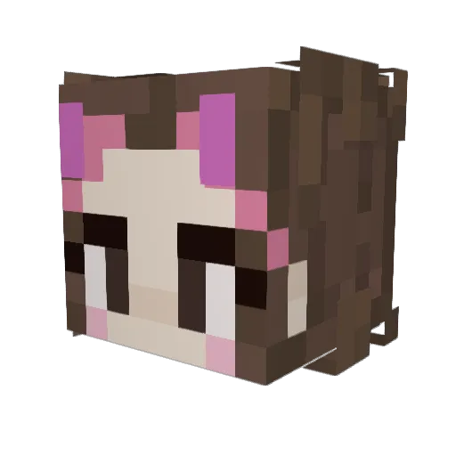 Kurtyboiii Minecraft avatar head, 3D render