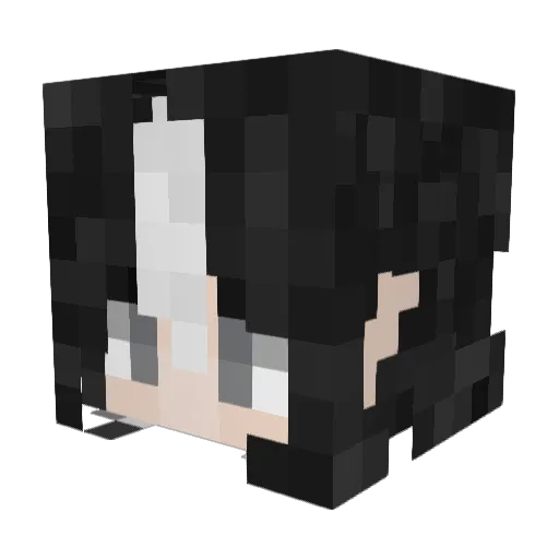 Kurundil Minecraft avatar head, 3D render