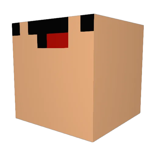 Kurzi2304 Minecraft avatar head, 3D render
