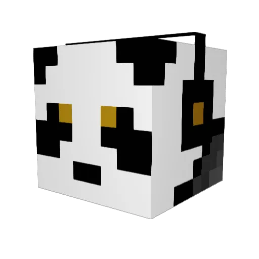 Kusch3lru Minecraft avatar head, 3D render