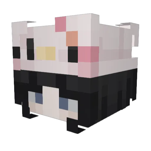 Kuschelmimi1 Minecraft avatar head, 3D render