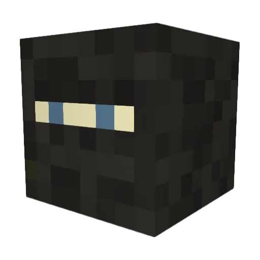 KushJnr Minecraft avatar head, 3D render