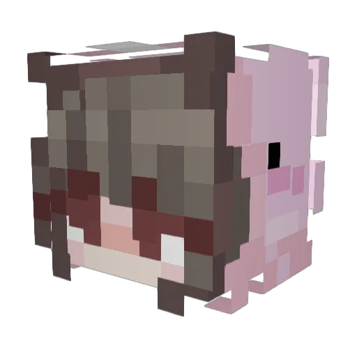 KushKweeen Minecraft avatar head, 3D render