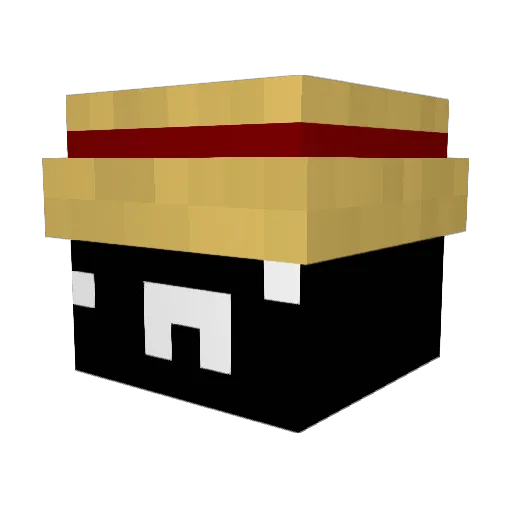 KushPandaG Minecraft avatar head, 3D render