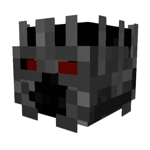 Kusharu Minecraft avatar head, 3D render