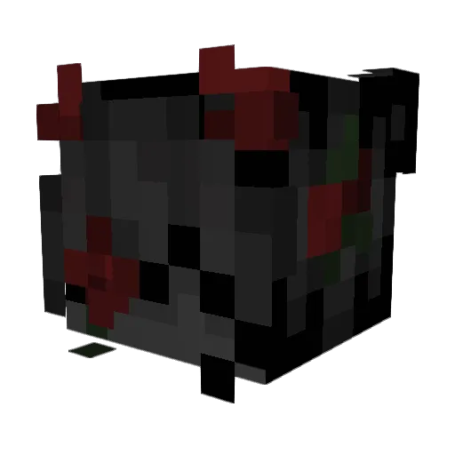 Kushielll Minecraft avatar head, 3D render