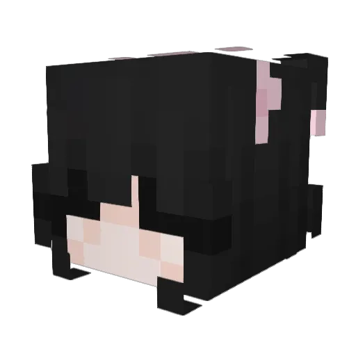 Kushla_ Minecraft avatar head, 3D render