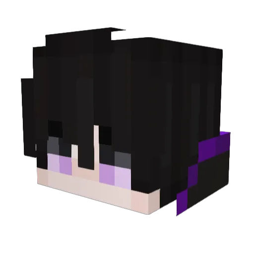 Kushop9999 Minecraft avatar head, 3D render