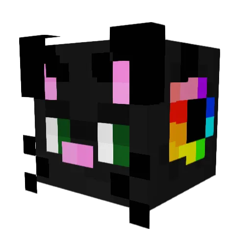 KussJuss Minecraft avatar head, 3D render