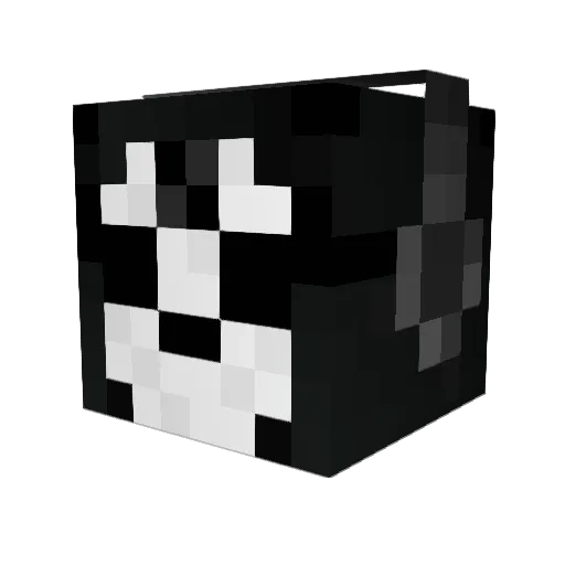 KusursuzKobra Minecraft avatar head, 3D render