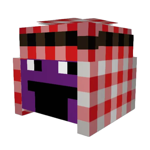 KutBeer112 Minecraft avatar head, 3D render