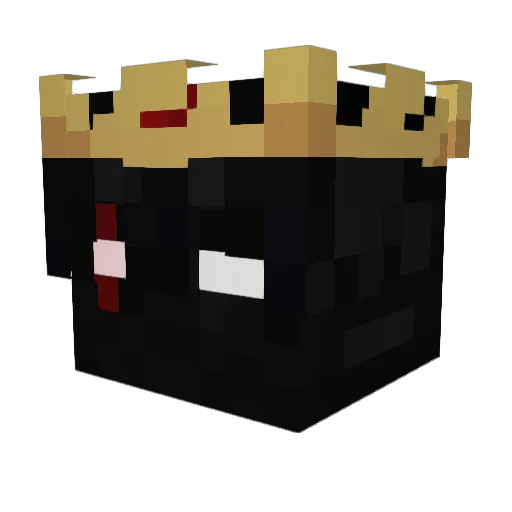 KutTeef Minecraft avatar head, 3D render