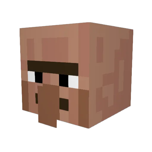 Kuta_i Minecraft avatar head, 3D render