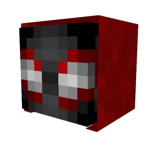 Kutaldini Minecraft avatar head, 3D render