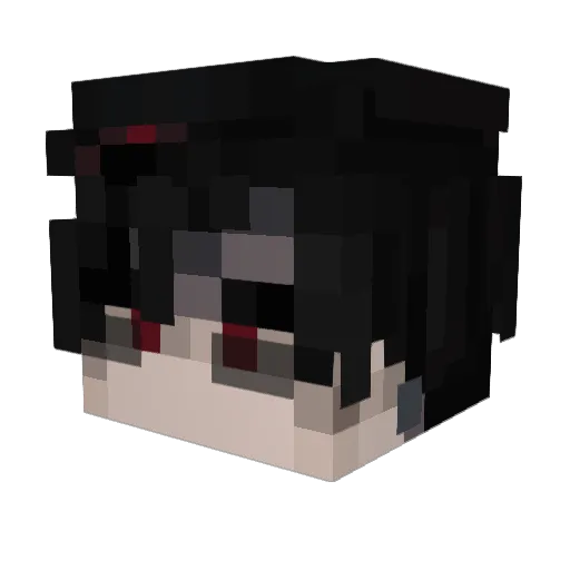 Kutaso_Napletan Minecraft avatar head, 3D render