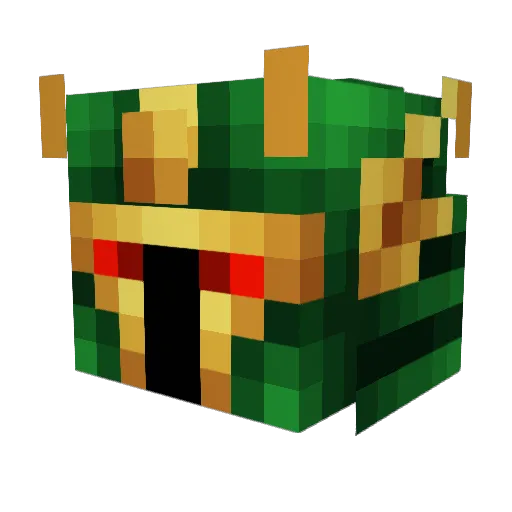 Kutay2490 Minecraft avatar head, 3D render