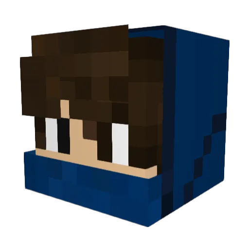 KutayPvP Minecraft avatar head, 3D render