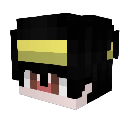 KutayTekand Minecraft avatar head, 3D render