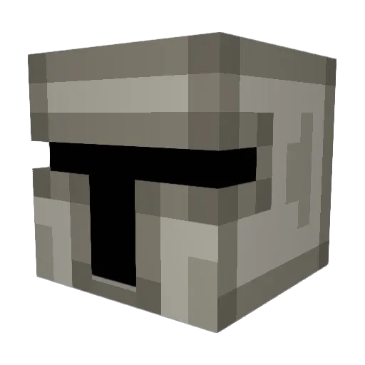 Kutump Minecraft avatar head, 3D render
