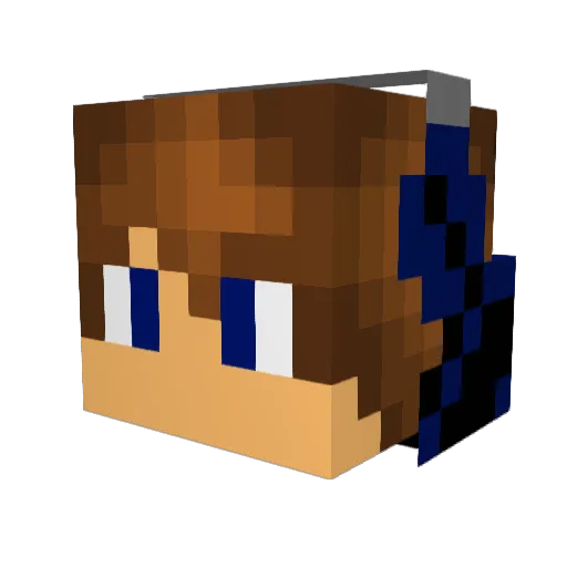 Kutya89029 Minecraft avatar head, 3D render