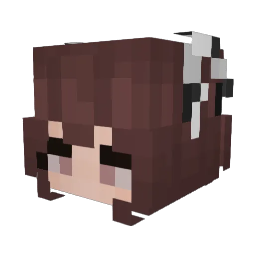 KuudrasFemboy Minecraft avatar head, 3D render