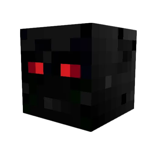 Kuufi Minecraft avatar head, 3D render