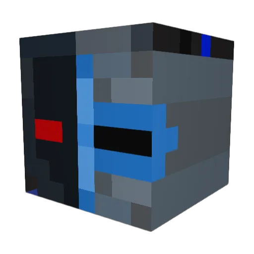 KuulKill3r Minecraft avatar head, 3D render